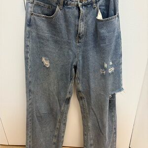 Boyfriend Jeans in Light Blue